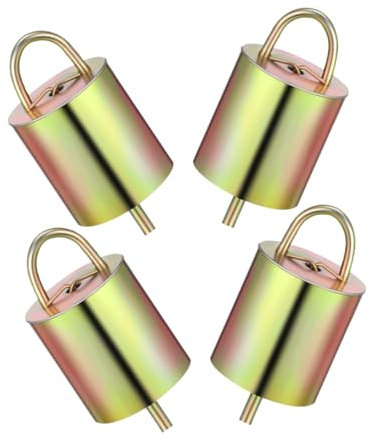 Toddmomy 4stücke Metallglocken Für Kuh Schaf Pferd Vieh Hängeglocken Bauernhof Zubehör Kleine Glocken Ornamente Windspiele Laute Klänge