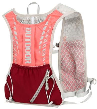 Running Backpacks, Lightweight Hydration Vest Daypack with Adjust Chest Straps Hydration Vest Pack,Breathable Reflective Insulation Pack for Women Men Hiking Cycling