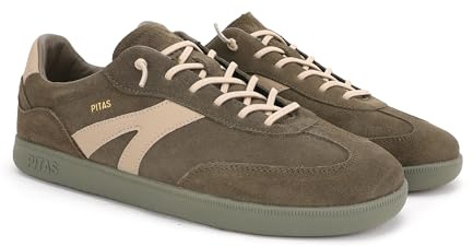 Pitas | Claw Man | Sneakers Casual pour Homme | Chaussures Bateau pour l'hiver | Baskets d'hiver | Mocassins | Botte d'hiver | Chaussure sans Lacets | Chaussure Walkinpitas | Kaki 40