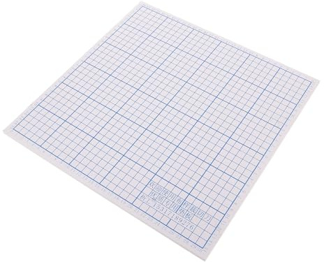 PRETYZOOM Almohadilla de Corte de Tela de PVC 30 CM Tapete de Rejilla Resistente para Máquina Cortadora Reemplazo para Cortador de Costura Escala Precisa para Talleres y Confección