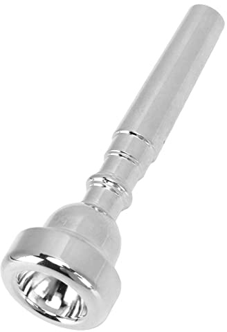 Drfeify Embout de Trompette, Remplacement en Cuivre pour Débutants, Accessoire d'instrument de Musique Professionnel 5C pour Instruments à Cuivres (SILVER)