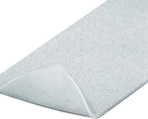 Duwee Cubierta de Lujo Tabla de Planchar Almohadilla de Fieltro Cubierta de Material de Fieltro Extra Denso para Cubierta de Tabla de Planchar Fácil de Cortar a Medida （137X46cm con 10mm de Espesor） | Material de fieltro extra denso, almohadilla de fieltro de repuesto para tabla de planchar