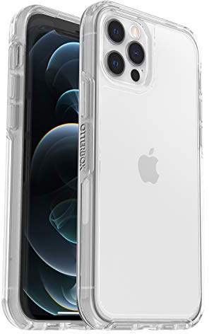 OtterBox Symmetry Clear Case for iPhone 12/12 Pro, Clear | Shockproof, Drop-Proof, Protective Thin Case, 3x Tested to Military Standard, No Retail Packaging