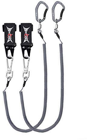 HERCULES Strapazierfähiges Angel-Schlüsselband, Kajak-Paddel-Leine, rostfreie Paddel-Leine, gewickeltes Schlüsselband für Angeln, Ruten, Zangen, Bootfahren, Paddel, Kajak