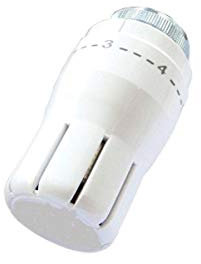 Basic Thermostatkopf in Weiß, 30 mm x 1,5 mm