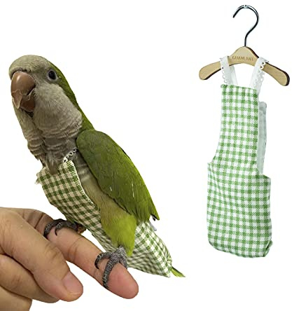 Bird Diaper Quaker Parrot Flight Suits ,Monk Parakeets Clothes Liners