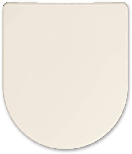 Saqu WC-Sitze 37,2x41,8 cm - Pergamon - Toilettendeckel mit Absenkautomatik, Klodeckel Toilettensitz