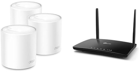 TP-Link Deco X50 Mesh WLAN Set (3 Pack) & Box