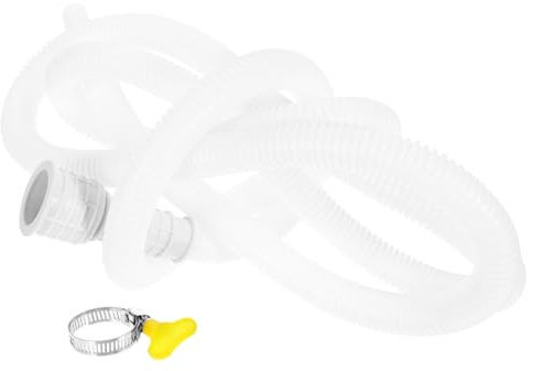 WOONEKY 4m Flexible Drain Hose Air Conditioner Hose Extension for Units for Mini-split