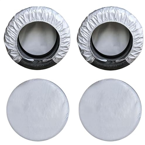 Coperture protettive per pneumatici, confezione da 4 pezzi, coperture morbide per pneumatici, impermeabili, per camion, rimorchi, auto
