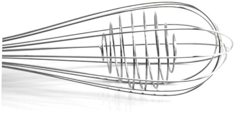 Cabilock 2piezas Batidor De Huevos Inoxidable Batidora De Mano Utensilios De Cocina Mango De Madera Mezclador De