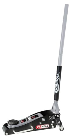 KS Tools 161.0364F Cric hydraulique Compact Aluminium/Acier 1,5 t | Cric hydraulique compact aluminium/acier 1,5 t, levage automobile