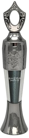 SHEIDA Kohl Kajal Powder Eyeliner – Dunkelgrau, Hochpigmentierter Puder-Eyeliner für Smokey Eyes, Natürlich, Wasserfest & Wischfest, Sanft zu den Augen & Hypoallergen