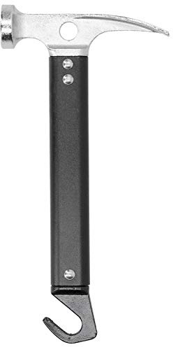 TOTITOM Campinghammer, 325g Multifunktional Outdoor Campinghammer, Mini tragbarer Aluminium Zelthammer mit Zelt Stake Remover，Geeignet für Campingplätze, Zelte, harte Böden und im Freien