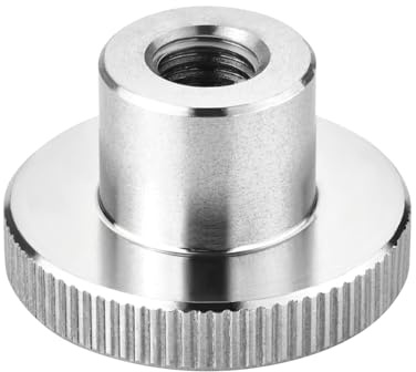 4x SOTOOLS Rändelmutter M8 Edelstahl SS304 hoch Edelstahl V2A, DIN 466 hohe Form. Ø 30 mm, Höhe 18 mm Rändelschraube für Maschinenbau und vieles mehr