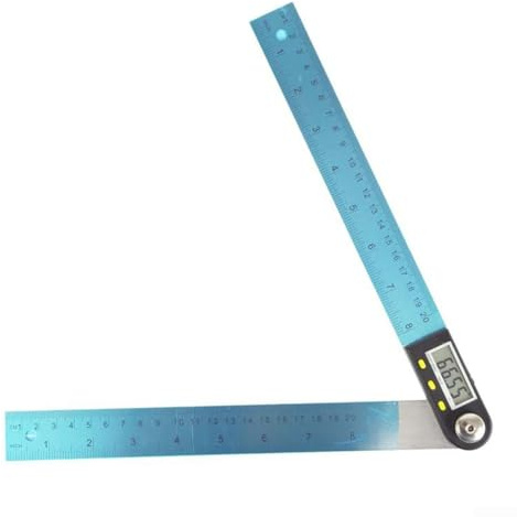 Goniometro angolare con capacità di misurazione elettronica per risultati professionali (200 mm)