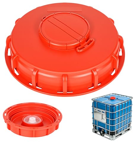 elthmpr Couvercle de réservoir IBC, 163 mm, accessoire de réservoir IBC pour réservoir d'eau de 1000 l, aquarium, tonneau de pluie, conteneur, irrigation du jardin