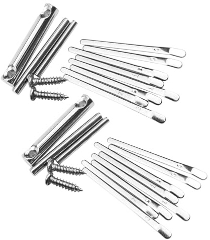 Zerodeko 2 Juegos Kalimba para Principiantes 8 Teclas, Piano de Pulgar de Metal Plata Buena Resonancia y Uso Seguro, Adecuado para Estudiantes y Presentaciones Escolares