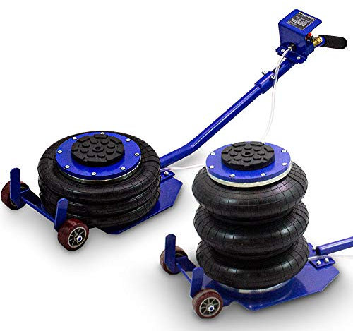 BITUXX® Pneumatischer Wagenheber Druckluftwagenheber Luftkissen Autoheber für KFZ Auto bis 3000Kg 3T