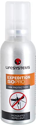 Lifesystems Insect Repellent Expedition Pro DEET Pump Spray | Repels Mosquitoes, Midges, Ticks and Other Biting Insects | Up to 7hrs Protection, Ideal for Any Destination Including Jungle Tropics