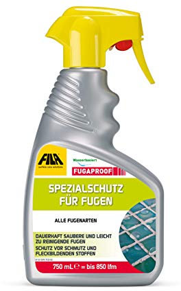 FILA Surface Care Solutions, FUGAPROOF, Schutzmittel für Bodenfugen, das die spätere Entfernung von Schmutz und die normale Reinigung erleichtert. Schützt die Fugen vor Schmutz und Flecken, 750ml