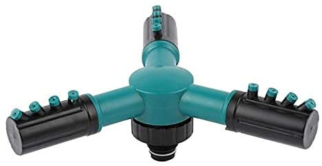 LSDRALOBBEB Irrigatori da Giardino Automatico Ugello trigemino Regolabile Irrigatore Rotante a 360 Gradi per vasi per Piante Irrigatore per Giardino e Prato Inglese 802