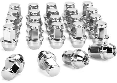 SUCOSO 14x1.5 Lug Nuts for F150, OEM Stock Solid One Piece Design Wheel Lugnuts for 2015-2023 Ford F-150 Expedition Lincoln Navigator Replacement Ford OE Factory ACPZ1012B 611008 Lugs Anti-Rust