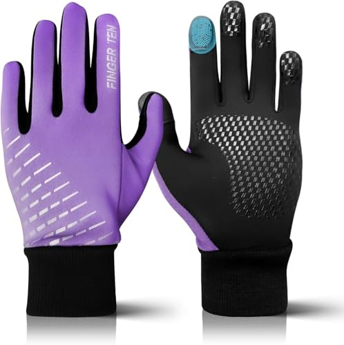 LOVMEAD Winter Handschuhe Kinder Fahrrad Jungen Mädchen Touchscreen Winterhandschuhe rutschfest Winddicht Fahrradhandschuhe für Radfahren Laufen Fußball Skifahren Wintersport Outdoor