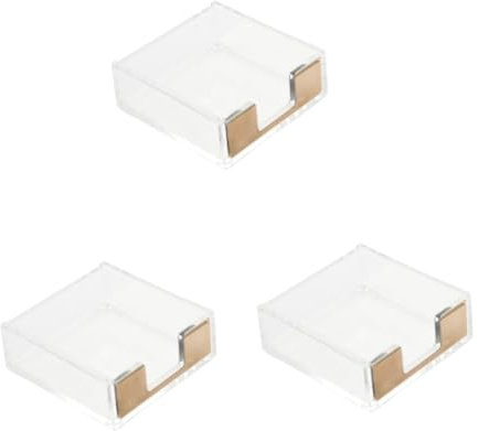 SEWACC 3St Selbstklebender Zettelhalter Spender für Selbstklebende Notizen Karteikartenständer schreintischorganizer Organizer für Schreibtisch Desktop-Notizhalter Notizblockhalter