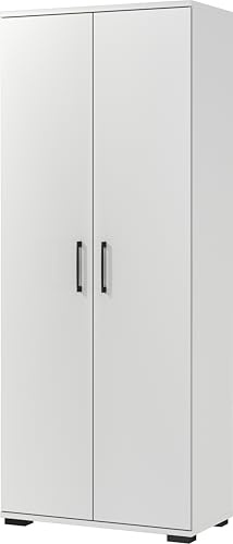 Germania Aktenschrank 4250-69 GW-Profi, in Lichtgrau, mit Metallgriffen, 80 x 200 x 40 cm (BxHxT)