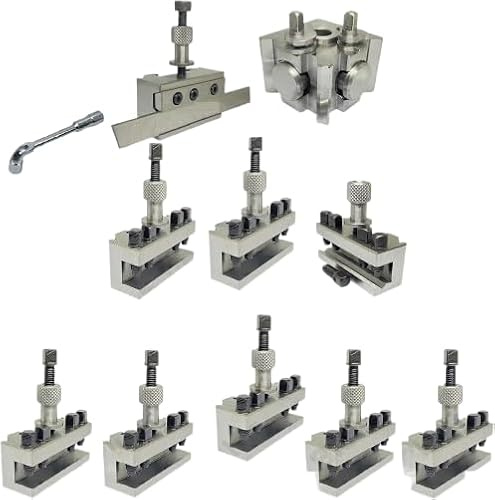 10 Piece T63 Quick Change Tool Post Set Colchester Bantam 25mm Capacity-Amz984