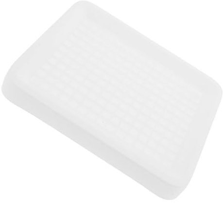TOYANDONA Bac à Litière Large pour Lapin et Rongeurs Toilettes Amovibles pour Cochon et pour Intérieur Couleur Blanche Minimaliste