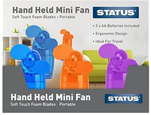 Hand Held Mini Fan available in 3 colours - selected at random