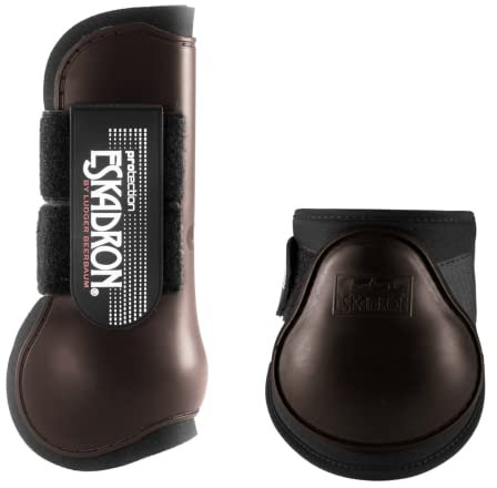 Eskadron Protection Boots Gamaschen + Streichkappen 4er Set VB/WB Darkbrown