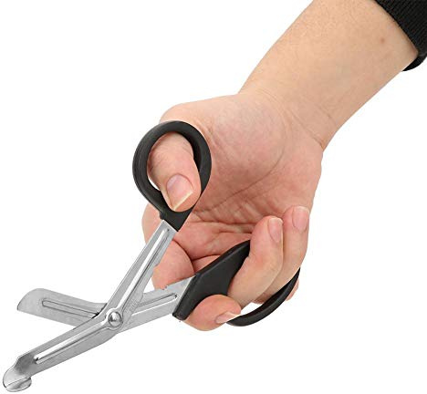 Keenso Diving Shear, JD-918 420 Stainless Steel Scuba Technology Diving Scissors Underwater Escape Rope Fishing Net Shear diving