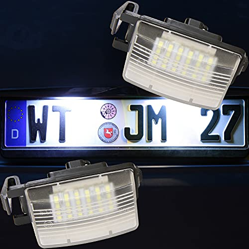 Recambo - Iluminación LED para matrícula compatible con Nissan 350Z | 370Z | Cube | GT-R | Leaf
