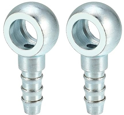 QUARKZMAN 2 x Hohlschrauben 10mm Hohlschraube Spüle Banjo-Anschlüssen Motorrad-Banjo-Schrauben für Motorrad Auto