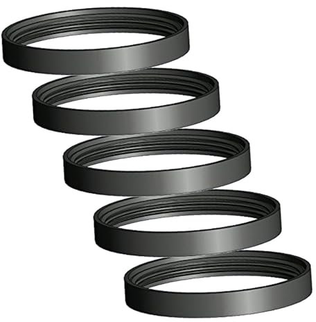 Lot de 5_Joints en silicone ∅ 80 mm pour poêle haute température