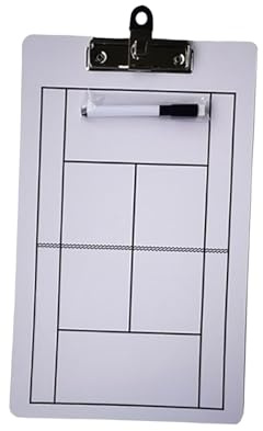 rockible Tavole per Allenatori di Tennis Allenatori Marker Lavagna Gioco Allenatori di Calcio Arbitro di Pallamano Appunti Tattici strategici Lavagna Tattica