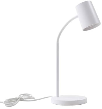 Lindby Tischlampe Radka (Modern) in Weiß (1 flammig, GU10) - Tischleuchte Schreibtischlampe Nachttischlampe Arbeitszimmerleuchte