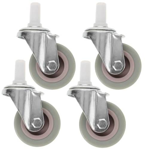 CIYODO Mop Bucket Casters Replacement 3.74 Inch Swivel Stem Wheels for Easy Mobility and Use Compatible with Mop Bucket Cart Accessories