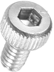 Kozelo 100 Stück Zylinderschrauben mit Innensechskant - [M2-0,4 x 3mm] 304 Edelstahl Vollgewinde Allen Innensechskant Antrieb für Elektromotor 3D-Druck Lüfter Motorenaustausch, Silber