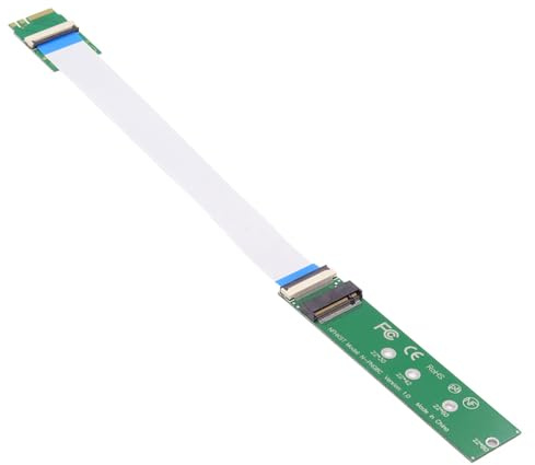 cablecc NGFF A+E-Key 2280 2230 Männlich zu NVME M-Key Weiblich Verlängerungskabel für Laptop-Mainboard SSD