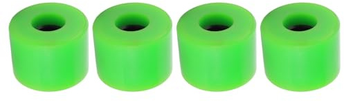 Srliya 4st 78A Skateboardhjul Snabbt, för Nybörjare, med Hög Elasticitet, Lämplig för Longboard Cruiser Board, Pu Material Som Bilder Visas (Grön)