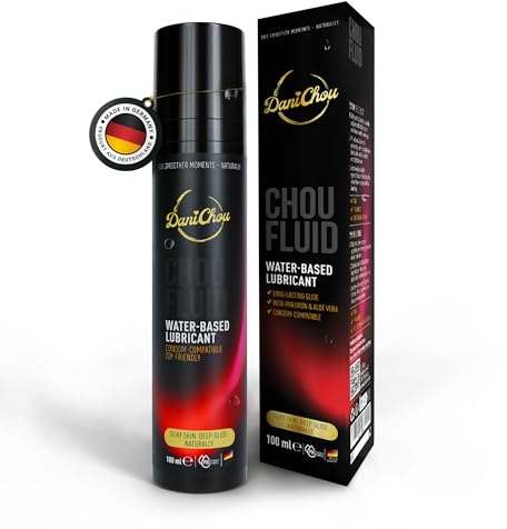 DaniChou Gleitgel wasserbasiert 100 ml – Premium Gleitmittel für sie & ihn – hautfreundlich, pH-neutral & kondomsicher – Intimgel & Sexgel Made in Germany