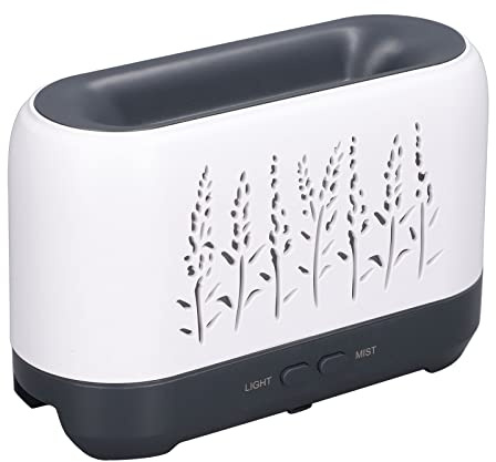 Generic Ultrasonic Aromatherapy Humidifier with Silent Operation for Bedroom Use - 200ml White - Ideal for Skin Moisturizing and Stress Relief USB Humidifier (UK Plug)