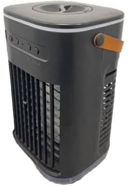 FLOWBREEZE personal air cooler with timer mode and remote, low noise, mini air cooler with 3-speed wind, powered by USB