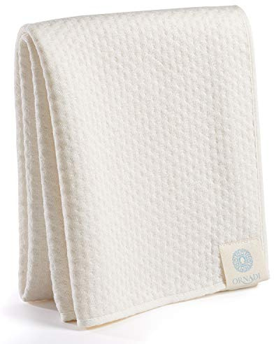 Bambus Bio-Baumwolle Extra Soft Spa Gesichtshandtuch Luxus Pflege für empfindliche Haut, tägliche Gesichtswäsche oder natürliches Haar trockenes Tuch Premium Reiseschutz Yoga Gym 15 x 35 Made in USA