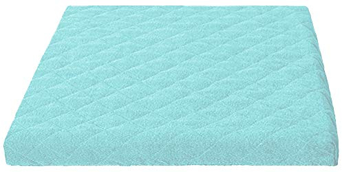 Brandsseller Waschmaschinenbezug & Trocknerbezug 60x60 cm - gepolsterter Schonbezug für Waschmaschine und Trockner – Schutzhülle mit Gummizug - Türkis
