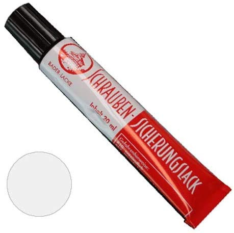 Bäder Lacke Schraubensicherungslack 20 ml Tube weiß